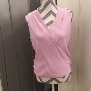 White House Black Market Pink Blouse
